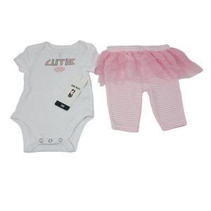 New Orleans Pelicans Baby Girls Outfit Newborn 0-3M Pink White NBA NWT